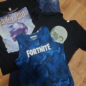 Лот - майка + 2 футболки+джинси