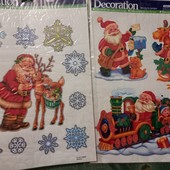 ♡Новогодние наклейки .41 × 28-1лист-1 на выбор