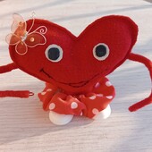 Сувенір - Валентинка-дівчинка