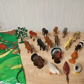 Набір свійські тварини з пластику 19 шт