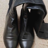Розпродаж!Сапоги ботфорти шкіра натуральна. Іспанія. 39 розмір