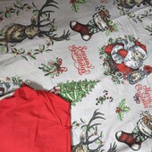 Дуже гарна і ковдра з різдвяним мотивом двосторонній