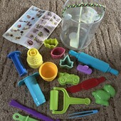 Набір для творчості Інструменти для тіста і пластиліну + покрокова інструкція