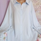 Елегантна Блакитна Нова Сорочка Блуза ог 132.