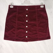 микровельветовая юбка р-р 48