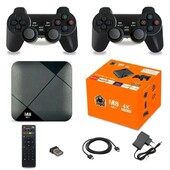 Стаціонарна ігрова приставка консоль micro usb 2 джойстики m8mini Black