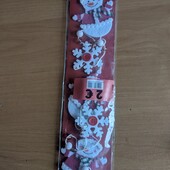 Фетрова гірлянда сніговики