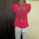 Яркая летняя натуральная блузочка от немецкого бренда Object, в новом состоянии