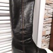 Чоботи з натуральної шкіри. разм. 39 (25 см)