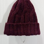 В'язана шапка від холодного вітру від Tchibo(Німеччина) розмір 49-50