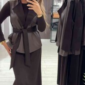 шикарний теплий костюм