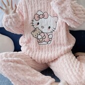 Затишний флісовий піжамний комплект С-Л