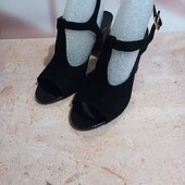 Жіночі босоніжки натуральний замш