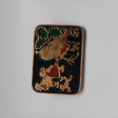 Значок репка с эмалями