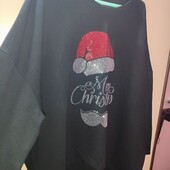Очень красивая новогодняя туника на 56-60 р. Оверсайз