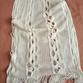 Лот 2 шарфа . Молочный очень большой размер !