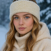 Тепленька м"яка пов"язка барашек. 5 кольорів.Розмір універсальний