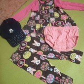 Фірмовий набір речей на дівчинку 6-9 місяців,розмір 68-74