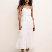 Неймовірна сукня міді натуральна біла