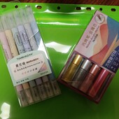 Набір маркерів: для малювання з блискітками 6 шт або маркерів акрілових 4 шт.