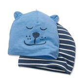 ♕Лот 2 шт♕ Яскрава шапочка, біо-бавовна, Tchibo (Німеччина) розмір 19/5