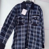 Нова! Чоловіча байкова тепла сорочка , щільна. Демісезон/ зима