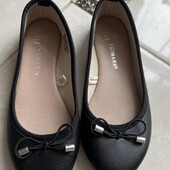 Гарні туфельки-балетки для школярочки, устілка 22 см