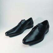 Чоловічі шкіряні кожані туфлі burton menswear london 43р.