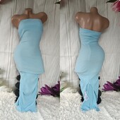 Сукня в рубчик