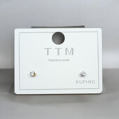 Сережки Stainless Steel нержавіюча сталь 2мм