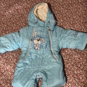 Зимовий комбінізон 0-6 міс стан нового