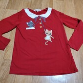 Кофта з новорічним принтом новорічна