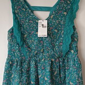 Майка с кружевом 36р