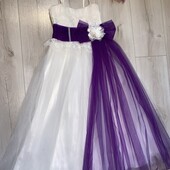 Святкова бальна сукня на 7-8років.