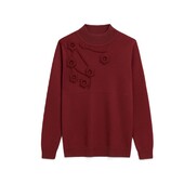 Шикарный джемпер свитер с кашемиром, ebelieve , р. m/l, наш 46-52, сливовый