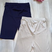 В ідеалі як нові,дві пари шорт для вагітних розмір M.