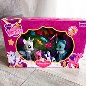 Дуже красивий на подарунок,ігровий набір сім'я Поні