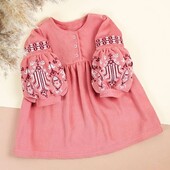 Флісова вишита сукня 80-110