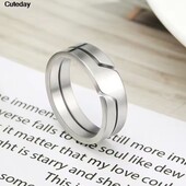 Каблучка Stainless Steel нержавіюча сталь 19р. в сріблі