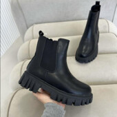 Натуральна шкіра/натуральна вовна. Класні черевики/челсі❄️Зима!❄️