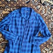 ❤️Крутая фланелевая рубашка в клетку Next на 12 лет.❤️Сток.