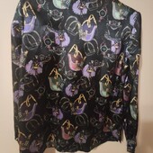 Прінтована сатінова жіноча сорочка