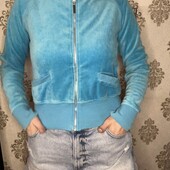 Велюрова кофта на замку розміру С-М
