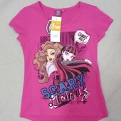 Яскрава рожева футболка monster high розмір 12 років