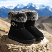 Шикарні гарні уггі натуральна замша опушка в наявності 26-31 розмір