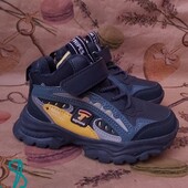 Кросівки високі утеплені на хлопчика Канарейка р.28