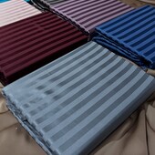 Постільна білизна з страйп-сатину, 2х спальний