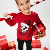 Утеплений світшот з різдвяною тематикою;8-9 р.