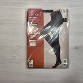 Есмара! Капронові жіночі термо колготки 40/42 євро 46/48 наш, 80 ден, чорні! Лот 1