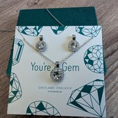 Набір прикрас із натуральною шпінеллю